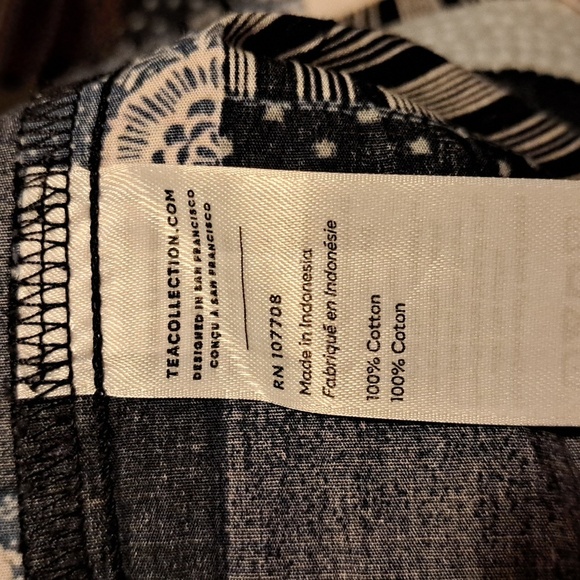 Tea Collection girls size 2T dress, Boro Quilt print, kimono sleeve - Picture 2 of 6